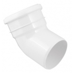 135 Soil Pipe Bend Socket / Spigot (White)